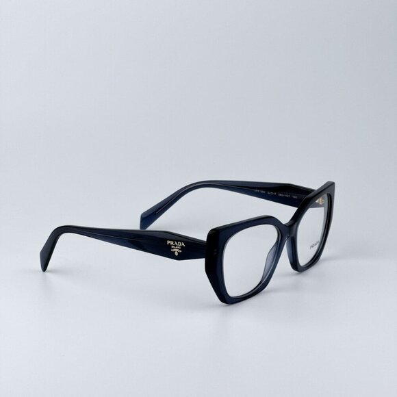 Prada Women BRAND NEW Eyeglasses Blue Crystal Cat Eye PR18WV 08Q1O1 - Picture 5 of 10